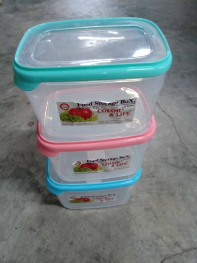 C-914-M-C #กล่องเวฟ-ขอบสีคละ-กลาง บรรจุ12ชิ้น/แพ็ค ราคา25บาท/ชิ้น