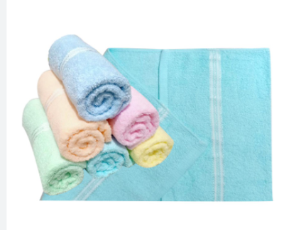 ผ้าขนหนูAP15*30หัวลาย./จิบฮั่ว แพ็ค 12 ชิ้น ราคา 25 บาท