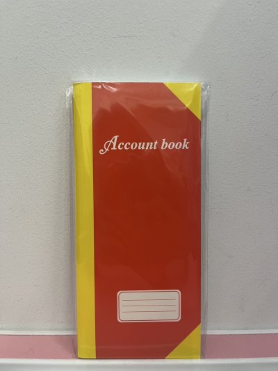 สมุดบัญชีเล็ก แพค 2เล่ม 12ชิ้น/แพ็ค ราคา20บาท