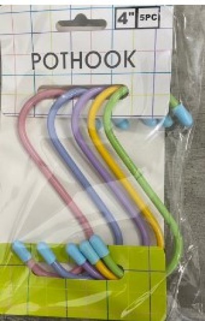 1247-29#ตะขอ 5pcs  บรรจุ 12ชิ้น/แพ็ค ราคา 20บาท/ชิ้น