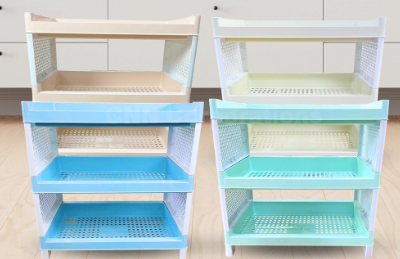 SH531-A#ชั้นวางของเนโกะ 3ชั้น สีพาสเทล