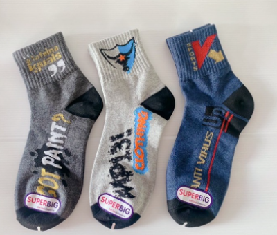 ถุงเท้า D252  9-12  (29.-)./จิ้นเส็ง