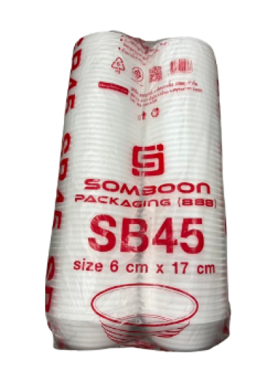 SB45#ถ้วยโฟม (100 ใบ)