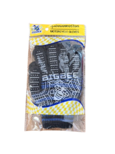 B-79302A#ถุงมือผ้ามีกันลื่น 12ชิ้น/แพ็ค ราคา10บาท