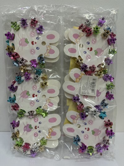 81263#กิ๊บติดผม 12ชิ้น/แพ็ค ราคา  20 บาท