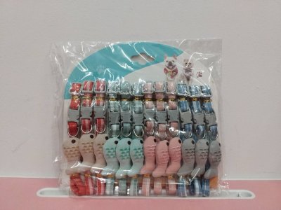 23064#ปลอกคอสัตว์เลี้ยง 1ซม. 12ชิ้น/แพ็ค ราคา20บาท