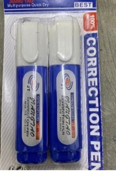 12824-1#น้ำยาลบคำผิด1*2 บรรจุ12ชิ้น/แพ็ค ราคา20บาท/ชิ้น