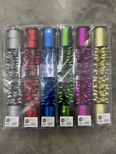 A004-28#โบว์ดอก+ริบบิ้น