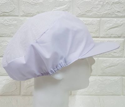 หมวกแม่ครัวสีขาว/สี 12ชิ้น/แพ็ค ราคา25บาท