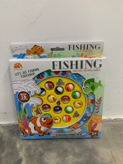 6868#ชุดตกปลา15หลุมใส่ถ่านกล่อง