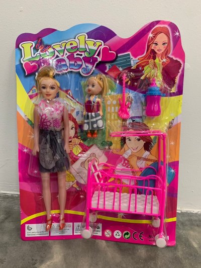 IMH031/168-2#ตุ๊กตา+เปล(บรีสเตอร์)