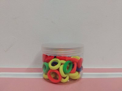 C9214#ยางรัดผมคละ 12ชิ้น/แพ็ค ราคา20บาท