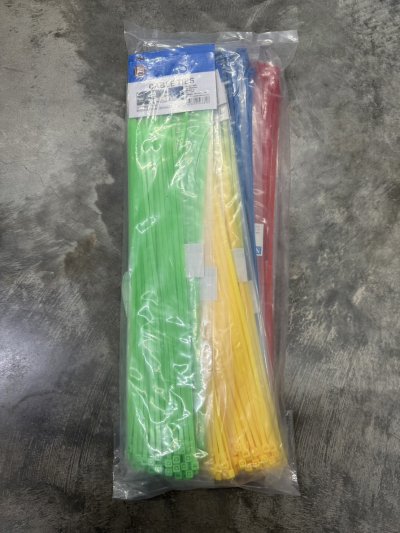 11765-3#เคเบิ้ลไทร์ สี 48pc 12ชิ้น/แพ็ค ราคา 20 บาท