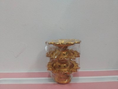 พานโตก 7ซม. สีทอง