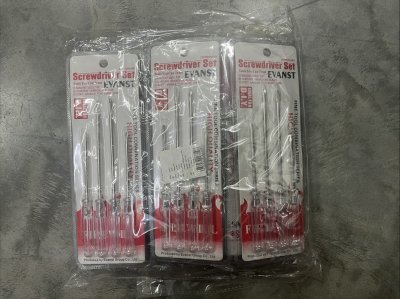 ไขควง 1*4ชิ้น 12ชิ้น/แพ็ค ราคา20บาท