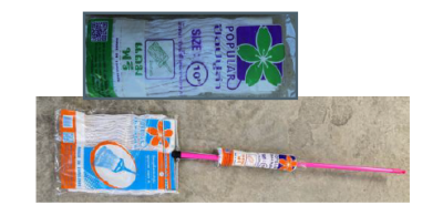 ม็อปหัวหนีบ12"รุ่นซุปเปอร์เซฟ ผ้าขาว(แถมผ้า) บรรจุ6ชิ้น/มัด ราคา 129บาท/ชิ้น