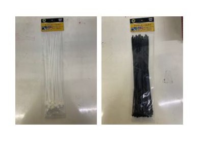 1252-8#เคเบิ้ลไทร์ขาว-ดำ 30CM.บรรจุ12ชิ้น/แพ็ค ราคา20/ชิ้น