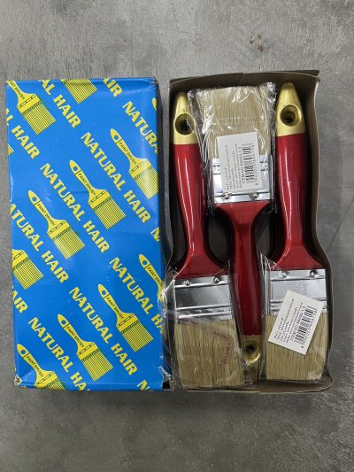 S6050-1.5#แปรงทาสี 1.5นิ้วบรรจุ12ชิ้น/แพ็ค ราคา15/ชิ้น