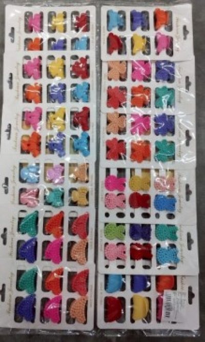 82622#กิ๊บติดผม 3cm 1*6pcs คละสี 12ชิ้น/แพ็ค ราคา20บาท