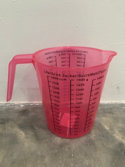 เหยือกสเกล 1500ml.บรรจุ12ชิ้น/แพ็คราคา20บาท/ชิ้น