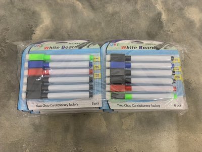 9826#ปากกาไวท์บอร์ดหัวเหลี่ยม บรรจุ12ชิ้น/แพ็ค ราคา20/ชิ้น