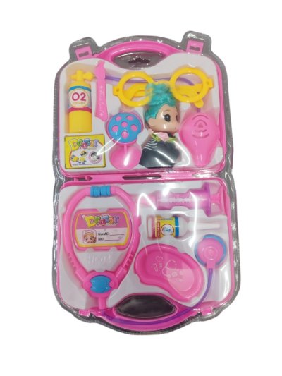 H004#ชุดหมอกระเป๋า+ตุ๊กตา