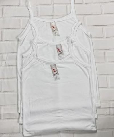 เสื้อกล้ามป้ายดำสายเดี่ยว XL