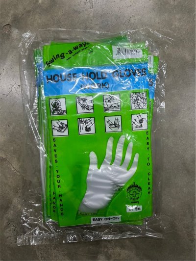 ถุงมือเวิล์ค1*24./TJ