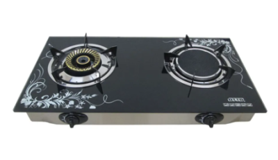 GS-893  เตาแก็สคริสตัล หัวคู่