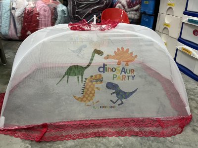 BN-LP#มุ้งครอบลายเด็กพิมพ์ลายคละสี L