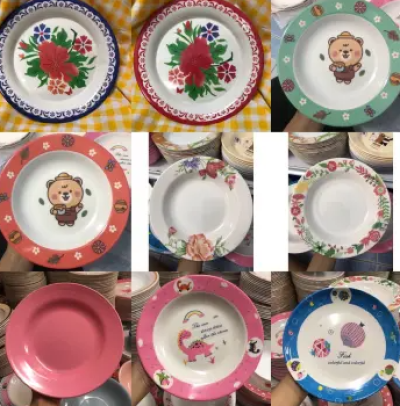 FP108#จานลึก 8 นิ้ว 12ชิ้น/แพ็ค ราคา20บาท