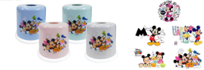 5007-1-7#กล่องทิชชู่กลมเมจิก-คละลาย บรรจุ12ชิ้น/แพ็ค ราคา25บาท/ชิ้น