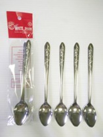 ชุดช้อนกาแฟยาว (4 ชิ้น)S504/3 12ชิ้น/แพ็ค ราคา25บาท