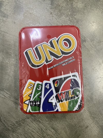 U01#การ์ด UNO กล่องเหล็ก