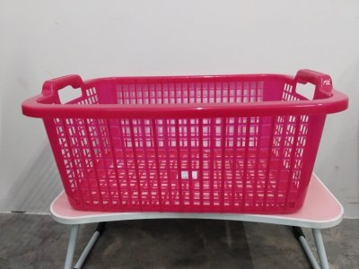 BS010-A-01#ตะกร้าผ้าทรงสีเหลี่ยม เกรดA คละสี บรรจุ 12ชิ้น/มัด ราคา 79บาท/ชิ้น