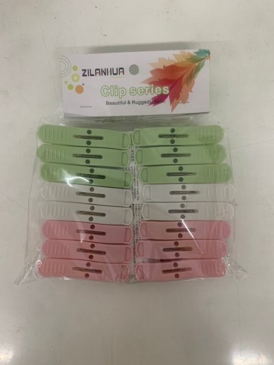 A037-65#กิ๊ปหนีบผ้า 16 ตัวบรรจุ12ชิ้น/แพ็คราคา20บาท/ชิ้น