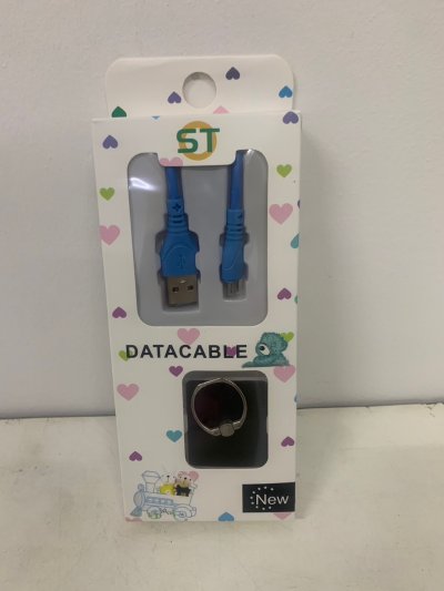 1236-49#สายชาร์จV8+แหวนโทรศัพท์ 12ชิ้น/แพ็ค ราคา20บาท