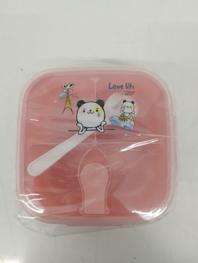 A038-81 กล่องข้าวเหลี่ยมบรรจุ12ชิ้น/แพ็คราคา29บาท/ชิ้น