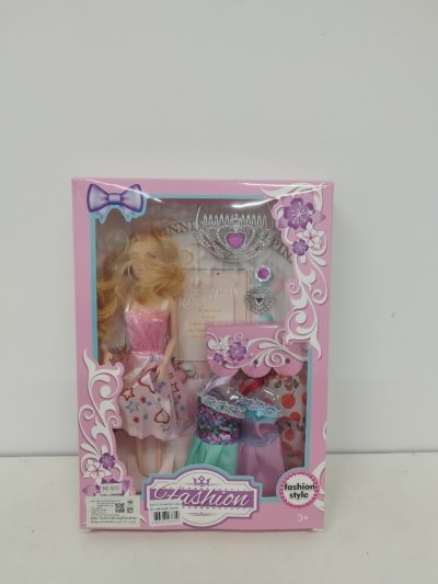 451988#ตุ๊กตากล่องชมพูมีมงกุฎเพชรQ011/Q012