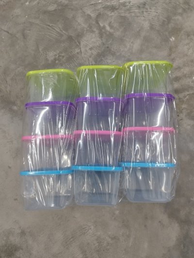 UT-6506/1#กล่องสี่เหลี่ยมผืนผ้า สีใส บรรจุ12ชิ้น/แพ็ค ราคา20บาท/ชิ้น