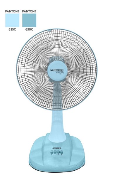 F-1012#พัดลมตั้งโต๊ะ 16 นิ้ว (สีฟ้า)