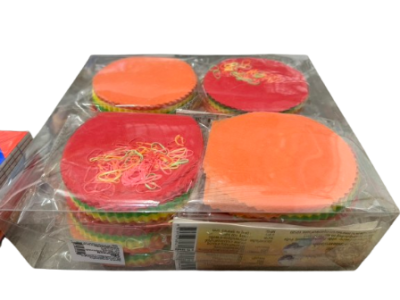 18962#กระดาษห่อเหรียญ(สี) 12ชิ้น/แพ็ค ราคา20 บาท