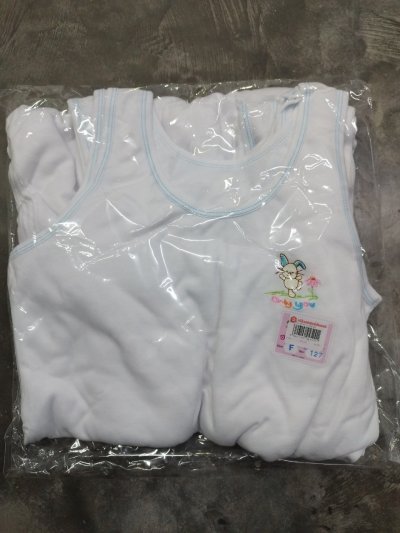 เสื้อกล้ามตัวยาววัยรุ่นปัก F