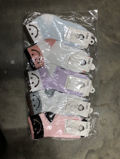 A117-77#ถุงเท้าแฟนซี 12 ชิ้น/แพ็ค ราคา 18 บาท