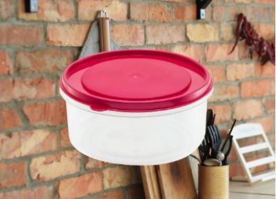 No.217-1L#กล่องถนอมอาหารกลมเล็ก บรรจุ12ชิ้น/แพ็ค ราคา20บาท/ชิ้น