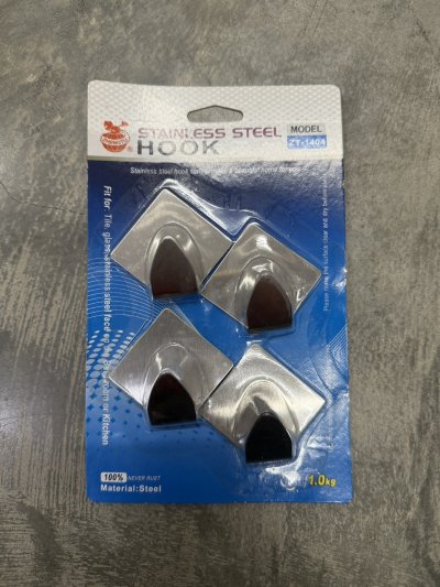 ขอแขวนเลสคละแบบ #J121./SP 12ชิ้น/แพ็ค ราคา 20 บาท