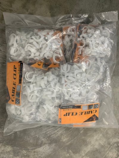 PL-5578#ตัวล็อคสายไฟบรรจุ12ชิ้น/แพ็ค ราคา20/ชิ้น