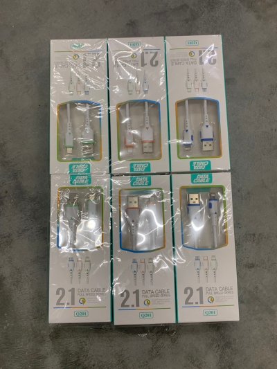 PL-5745#สายชาร์จมือถือ 12ชิ้น/แพ็ค ราคา20บาท