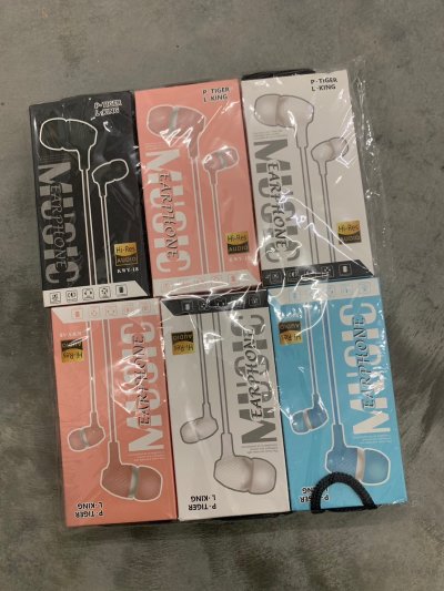 PL-3045#หูฟัง 12ชิ้น/แพ็ค ราคา20บาท