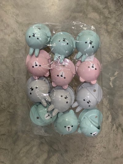 018#กระบอกน้ำดื่มโทเฟล/แรบบิท-แบร์ บรรจุ12ชิ้น/แพ็ค ราคา29บาท/ชิ้น